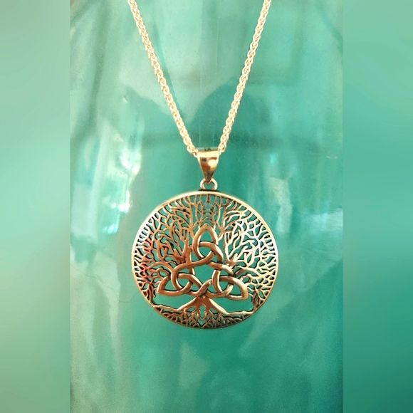 unknown craftsman Jewelry - .925 Celtic Tree Of Life Pendant In Sterling Silver. NWOT